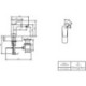 Mitigeur monocommandé V&B pour lavabo LIBERTY rond 43x150x135mm chrome