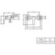 Mitigeur monocommandé V&B pour douche ARCHITECTURA montage mural, 218x130x137mm chrome