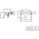 Mitigeur monocommandé V&B pour douche O.NOVO montage mural, 218x126x131mm chrome