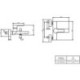 Mitigeur monocommandé V&B pour bain ARCHITECTURA 180x97x156mm chrome