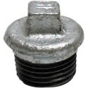 Bouchon tuyau eau galva 1/2"