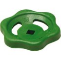 Volant a main, vert ,Ø50x6mm