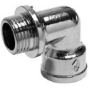 Raccord coudél avec 1 IG + 1 AG 1/2"