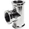 Raccord T chromé 1/2"