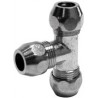 Raccord compression en té 10 mm