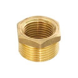 Mamelon réduction laiton 1/2"Ax3/8"I, lose