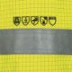 Veste de pilote multi-normes HERIBERT taille XL jaune vif SAFESTYLE