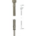 Raccord tuyau flex. 500mm 10-10 mm
