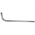 Tube de purge de pression droite blanc, 700 mm,