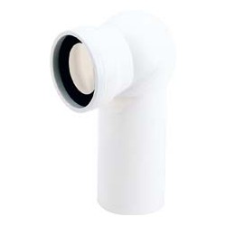 Tuyau de raccordement pour cuvette de WC avec joint a rotule blanc 21733 0 - Sanitop-Wingenroth