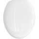 Lunette WC avec fermeture amortie Blanc