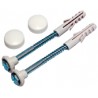 WC fixation blanc
