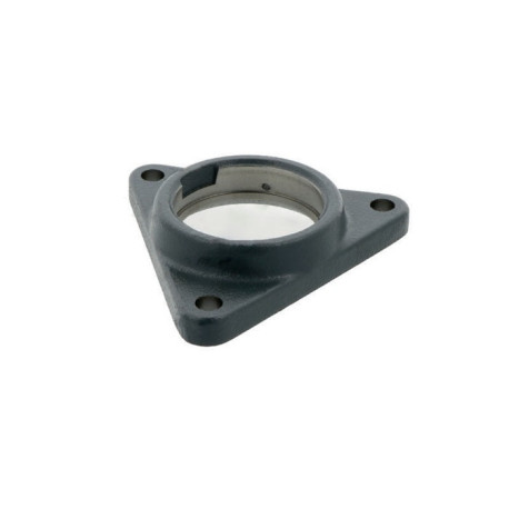 Palier à bride GEHCFTR03 -GG 40mm triangulaire INA