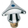 Tete robinet sanitaire rouge 1/2"