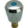 Tete robinet sanitaire . bleu 3/8"