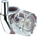 Aquasu coulissant pour barre de douche avec pommes de pin Connecteurs (72573 6 Diamètre 18 mm (1), chrome