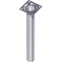 Pieds de meubles en acier tubulaire silberfarb.100mm rond .30mm (Par 4)