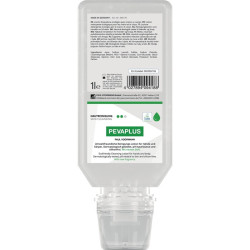 Nettoyage des mains Pevaplus 1l sans silicone,pH-neutre Bouteille souple PEVAPLUS