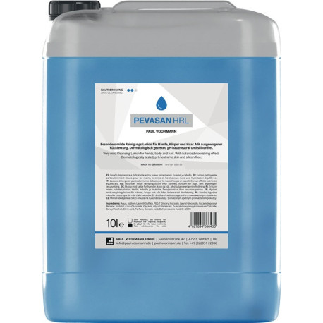 Nettoyage des mains Pevasan HRL 10l sans silicone,pH-neutre Bidon PEVASAN HRL