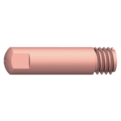 Buse de courant fil Ø 0,6mm M 6 L.25mm E-Cu A.BINZEL (Par 10)