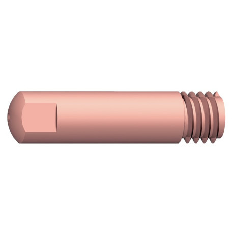 Buse de courant fil Ø 0,6mm M 6 L.25mm E-Cu A.BINZEL (Par 10)