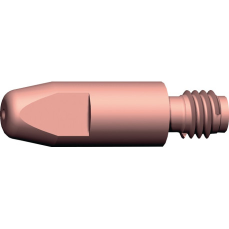 Buse de courant fil Ø 1,2mm M 6 L.28mm E-Cu A.BINZEL (Par 10)