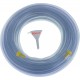 Kit pour niveau hydrostatique avec tuyau, longueur : 20 m, kit complet avec bouchons de protection, entonnoir