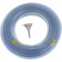 Kit pour niveau hydrostatique avec tuyau, longueur : 20 m, kit complet avec bouchons de protection, entonnoir