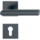 Poignée porte Ams.E1400Z/848N/848NS VA F9714M onglet PZ DIN Gauche/Droite HOPPE