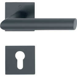 Poignée porte Ams.E1400Z/848N/848NS VA F9714M onglet PZ DIN Gauche/Droite HOPPE