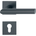 Poignée porte Ams.E1400Z/848N/848NS VA F9714M onglet PZ DIN Gauche/Droite HOPPE