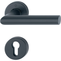 Demi-garniture de rosace Ams.E1400Z/42/42S VA F9714M 4-KT.8mm p.protection combinée HOPPE