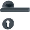 Demi-garniture de rosace Ams.E1400Z/42/42S VA F9714M 4-KT.8mm p.protection combinée HOPPE
