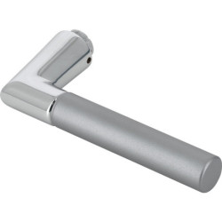 Pièce de perçage de poignée de porte 1405 Alu.F49/F9-2 couleur acier ma 4-KT.8mm DIN Gauche/Droite HOPPE