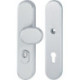 Poignée porte 86G/3332ZA/3310 Alu.F1 72mm 37-47mm HOPPE