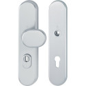 Poignée porte 86G/3332ZA/3310 Alu.F1 72mm 37-47mm HOPPE