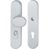 Poignée porte 86G/3332ZA/3310 Alu.F1 72mm 37-47mm HOPPE