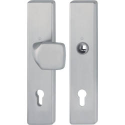 Poignée porte E61G/2221/2210 VA F69 92mm 67-77mm HOPPE