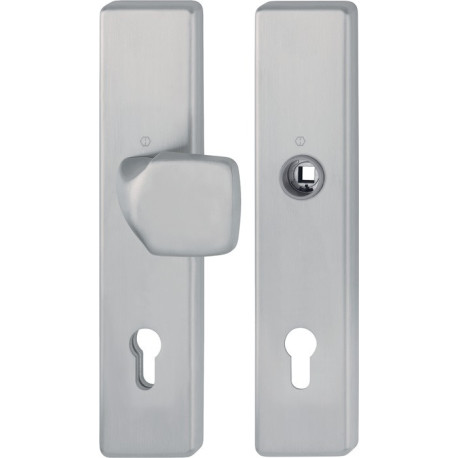 Poignée porte E61G/2221/2210 VA F69 92mm 67-77mm HOPPE