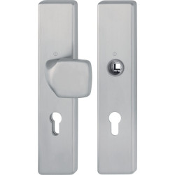 Poignée porte E61G/2221/2210 VA F69 72mm 37-47mm HOPPE