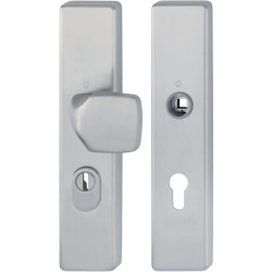 Poignée porte E61G/2222ZA/2210 VA F69 72mm 37-47mm HOPPE