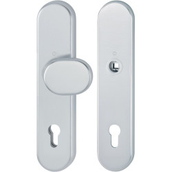 Poignée porte 86G/3331/3310 Alu.F9-2 72mm 37-47mm HOPPE