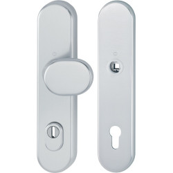 Poignée porte 86G/3332ZA/3310 Alu.F9-2 72mm 37-47mm HOPPE