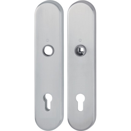Paire de plaques longues F69 VA ma F69 PZ 92mm HOPPE