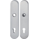 Paire de plaques longues F69 VA ma F69 PZ 92mm HOPPE