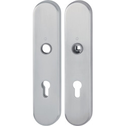 Paire de plaques longues F69 VA ma F69 PZ 72mm HOPPE
