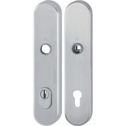 Paire de plaques longues E3332ZA/3310 ma F69 PZ 92mm HOPPE