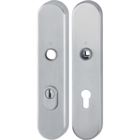 Paire de plaques longues E3332ZA/3310 ma F69 PZ 72mm HOPPE