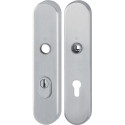 Paire de plaques longues E3332ZA/3310 ma F69 PZ 72mm HOPPE