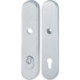 Paire de plaques longues E3332ZA/3310 F1/argenté F1 PZ 92mm HOPPE